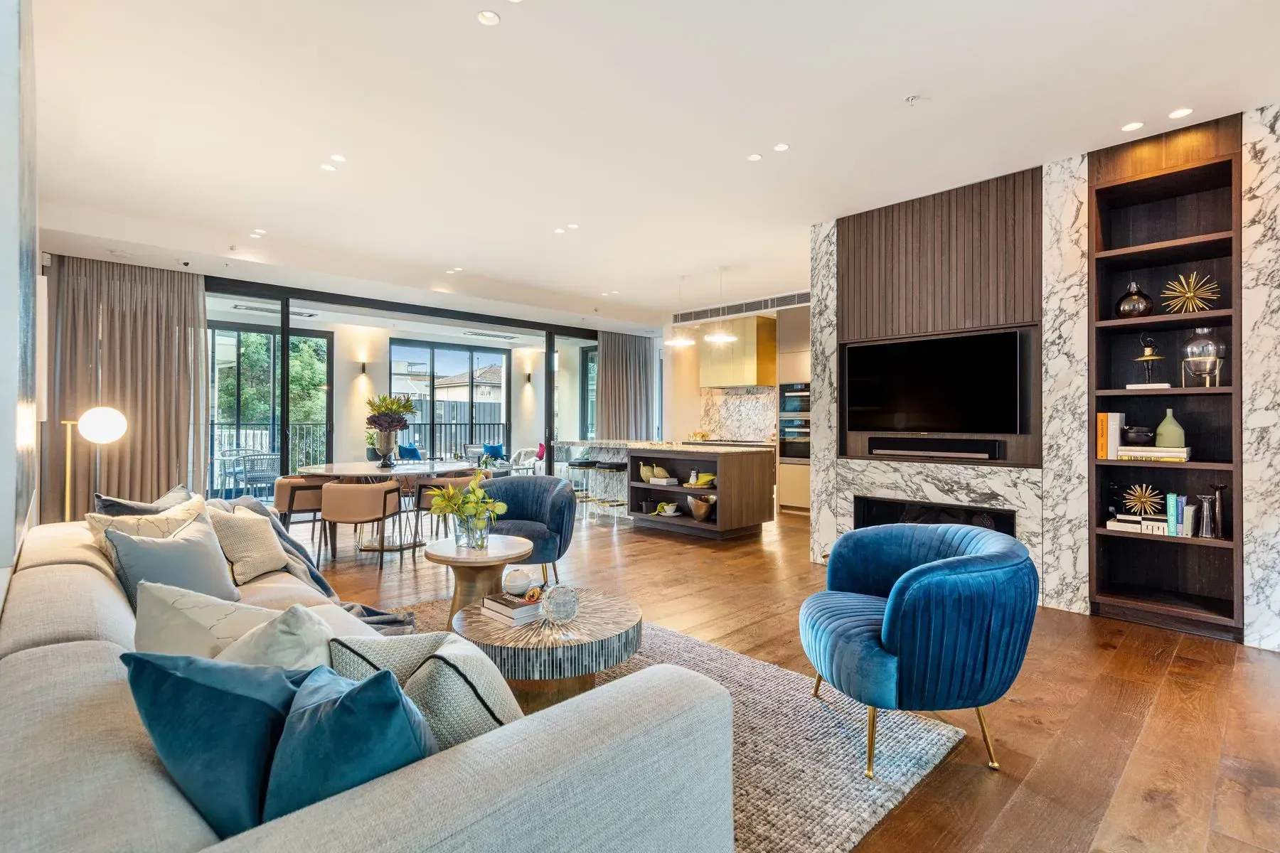 The Lyall Residences — living room