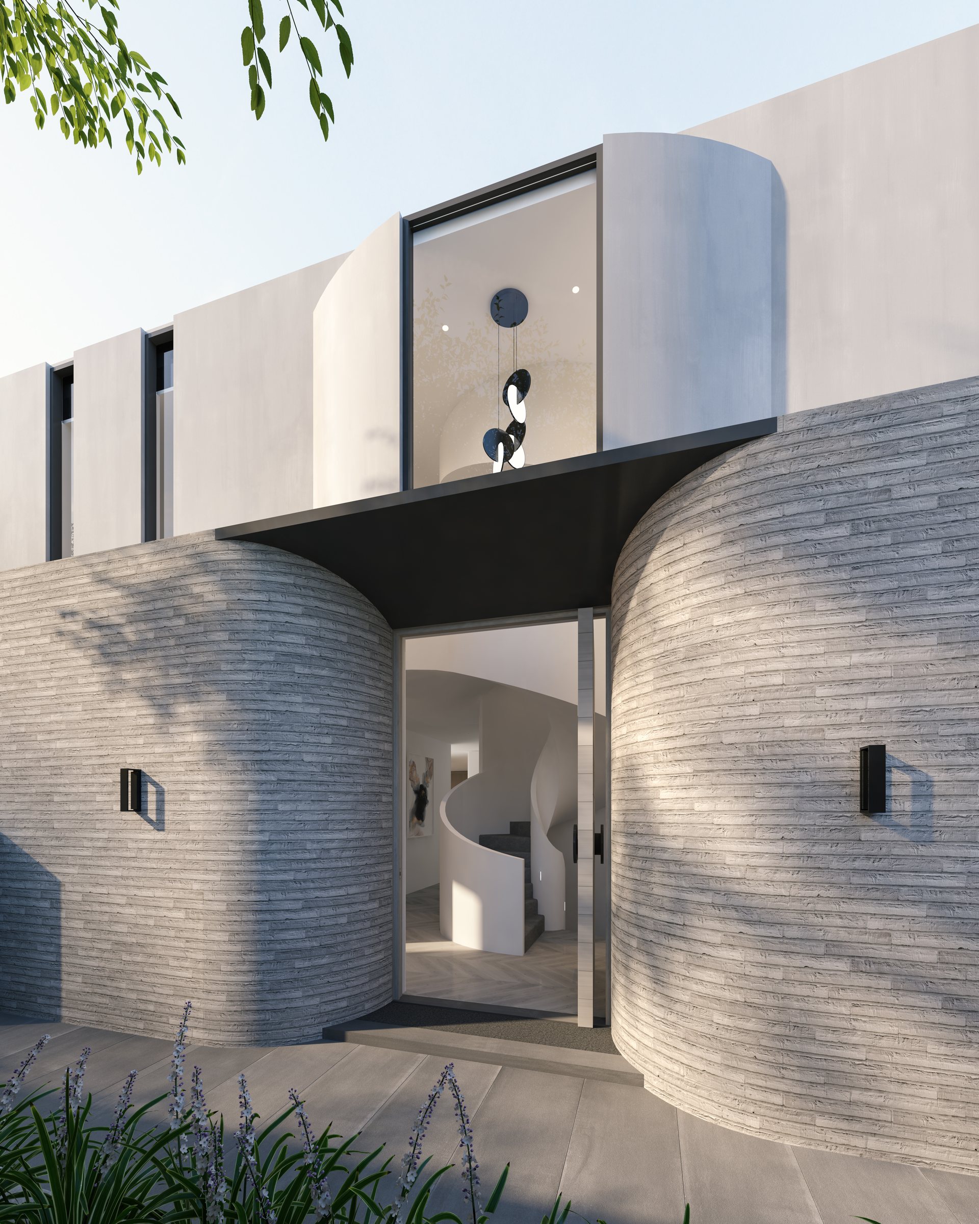 Drake, Brighton — townhouse entry