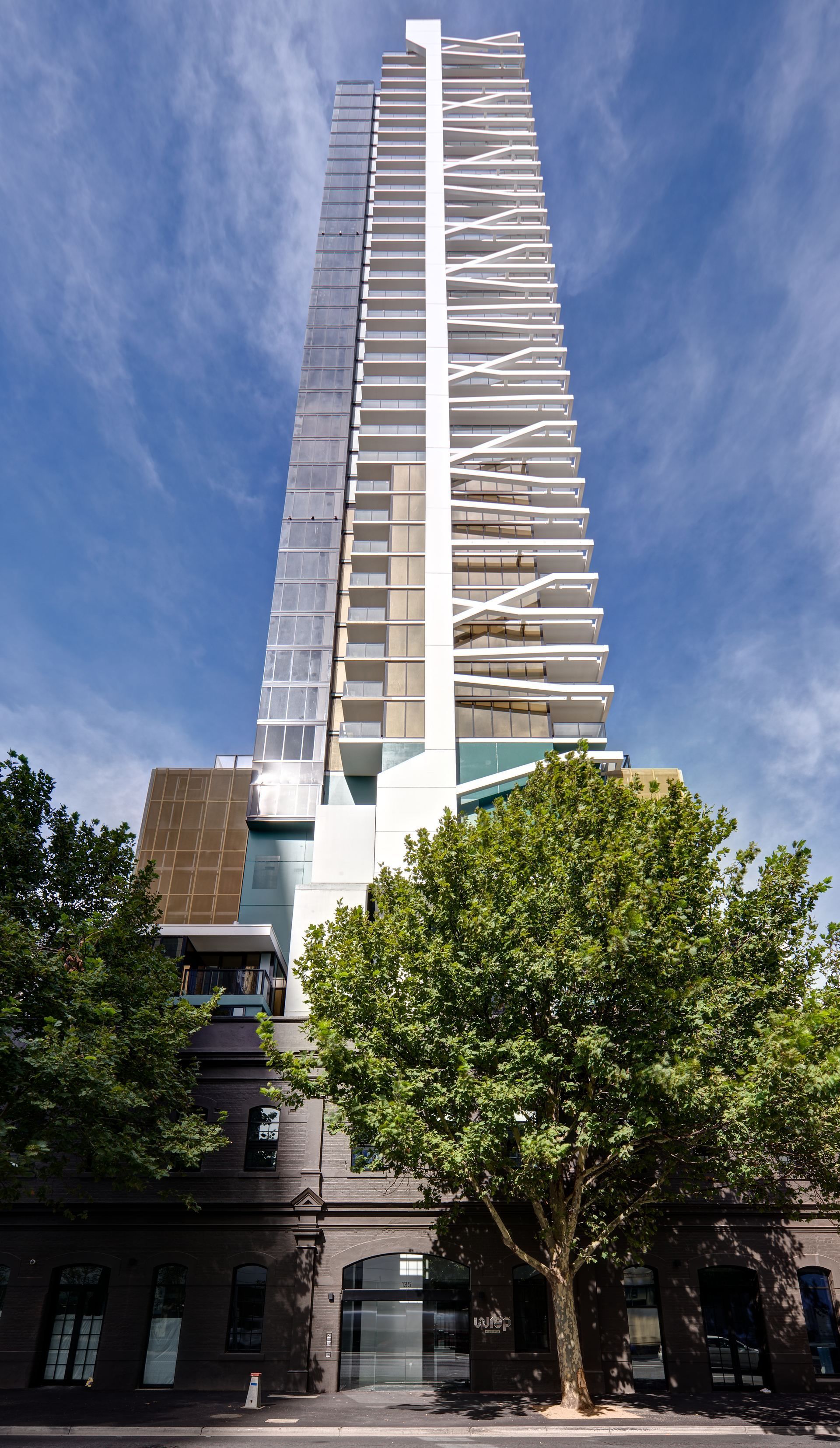 Aerial view of Melbourne development