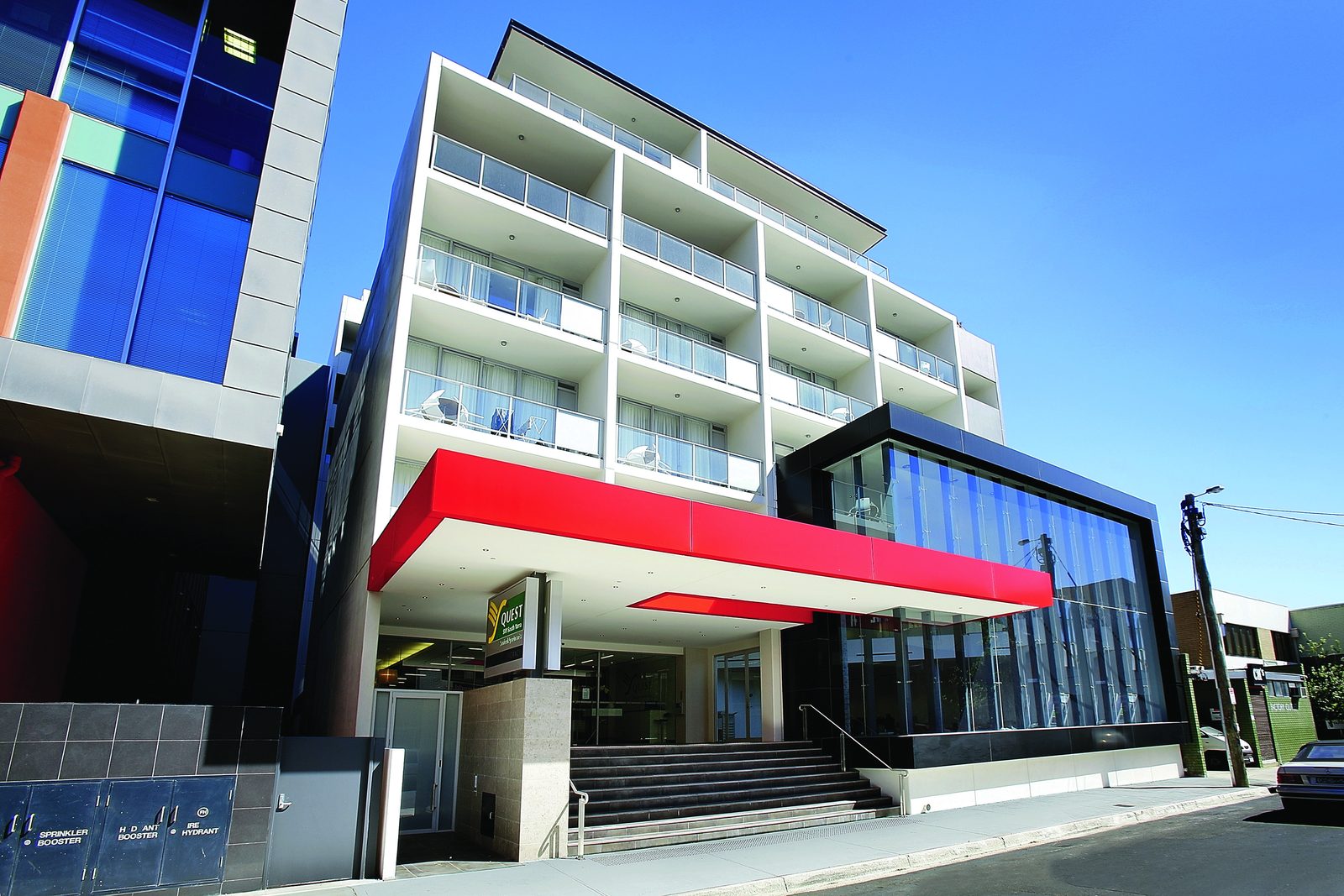 Quest South Yarra, South Yarra, VIC — exterior finishes exterior street view
