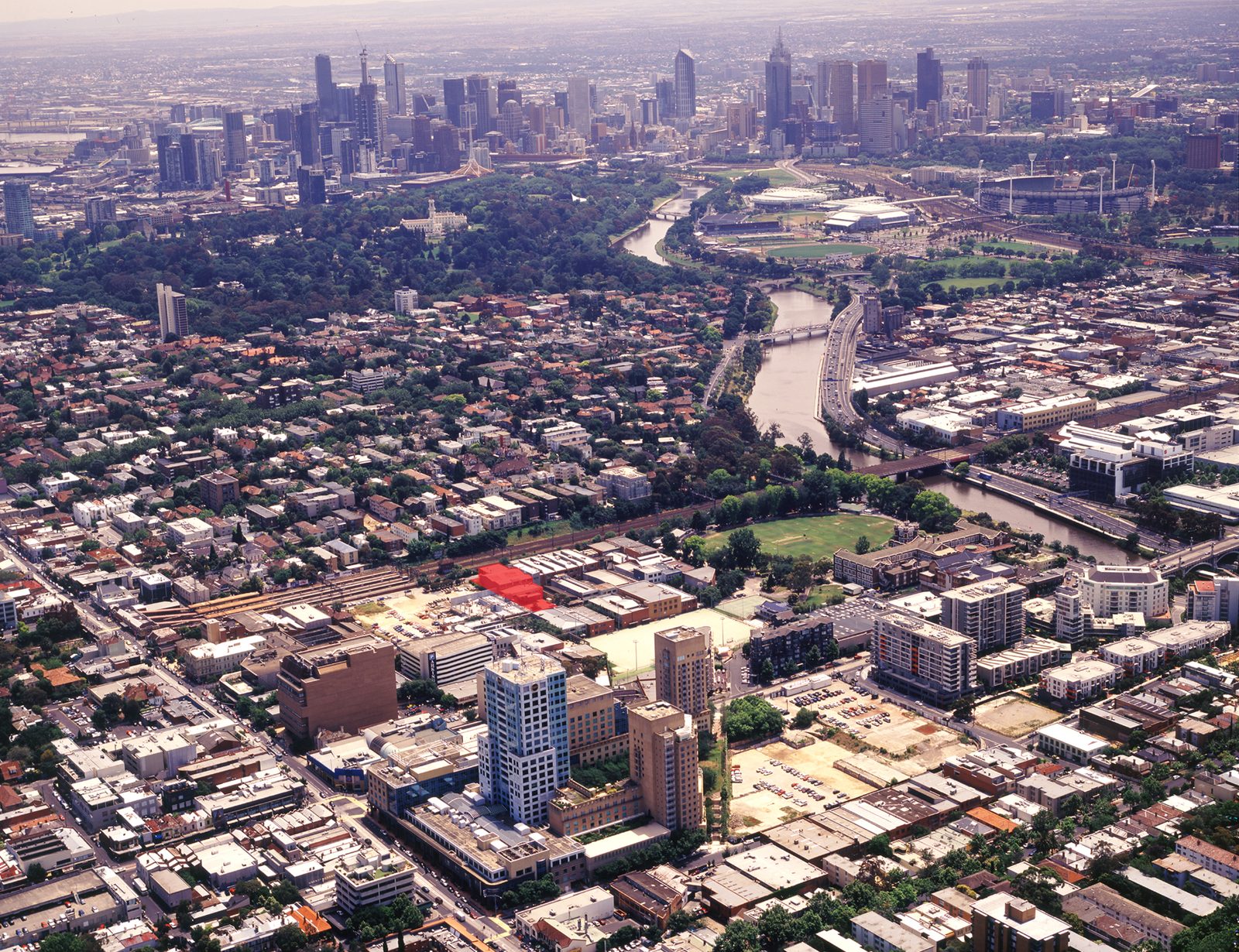 SXY, South Yarra, VIC — arerial south yarra aerial sxy