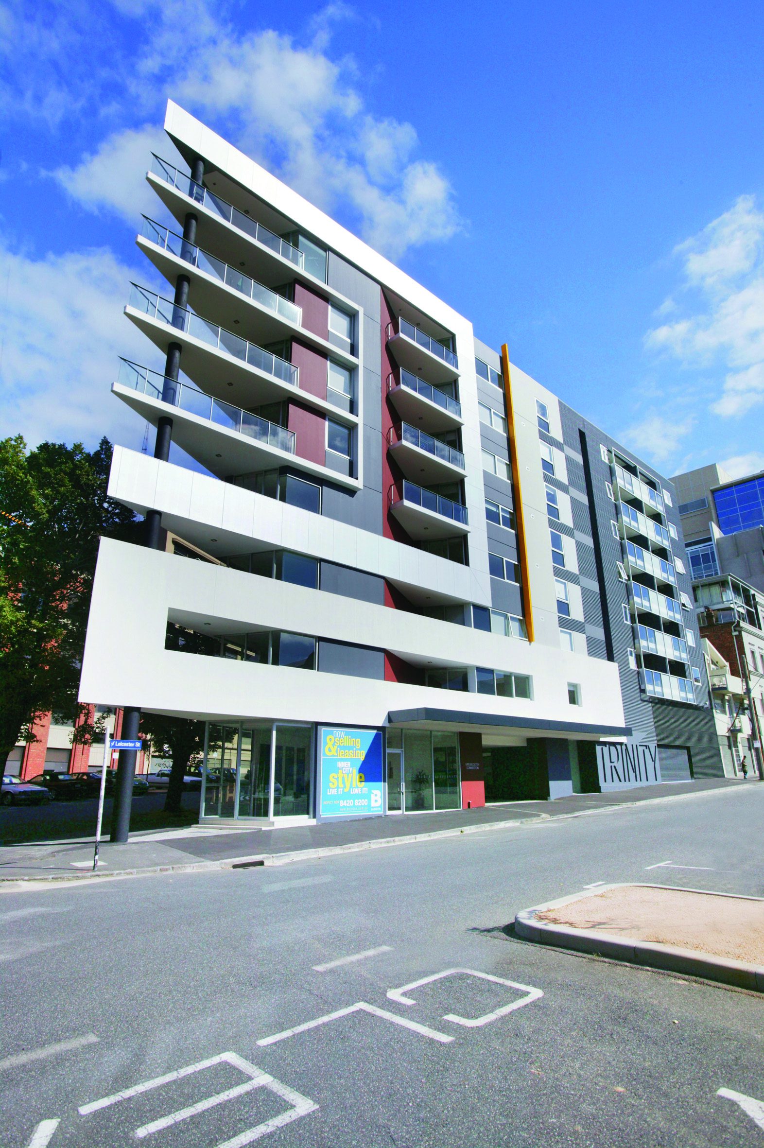 Trinity, Carlton, VIC — exterior finishes exterior street view 2