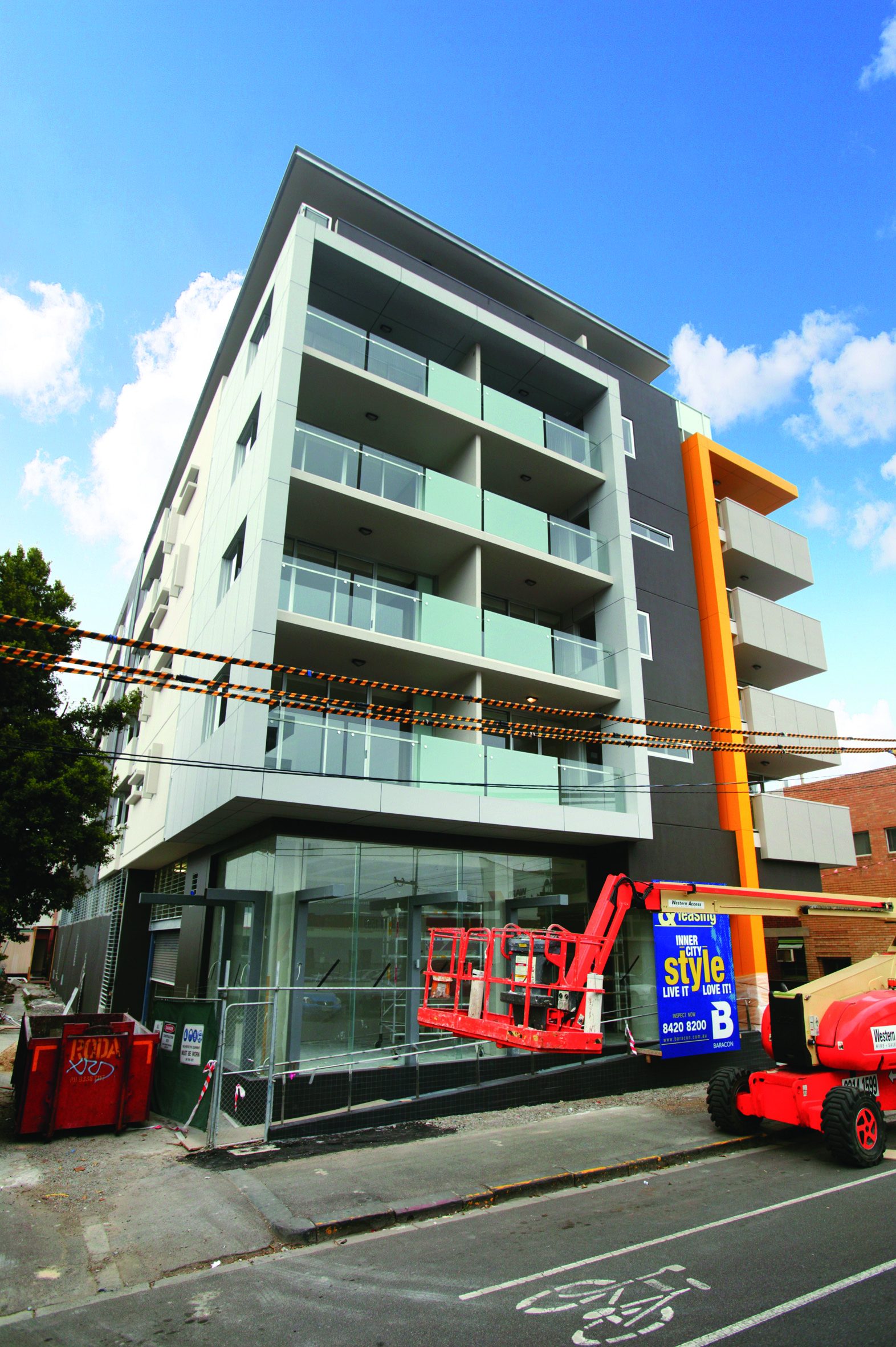 W30, North Melbourne, VIC — construction construction street view