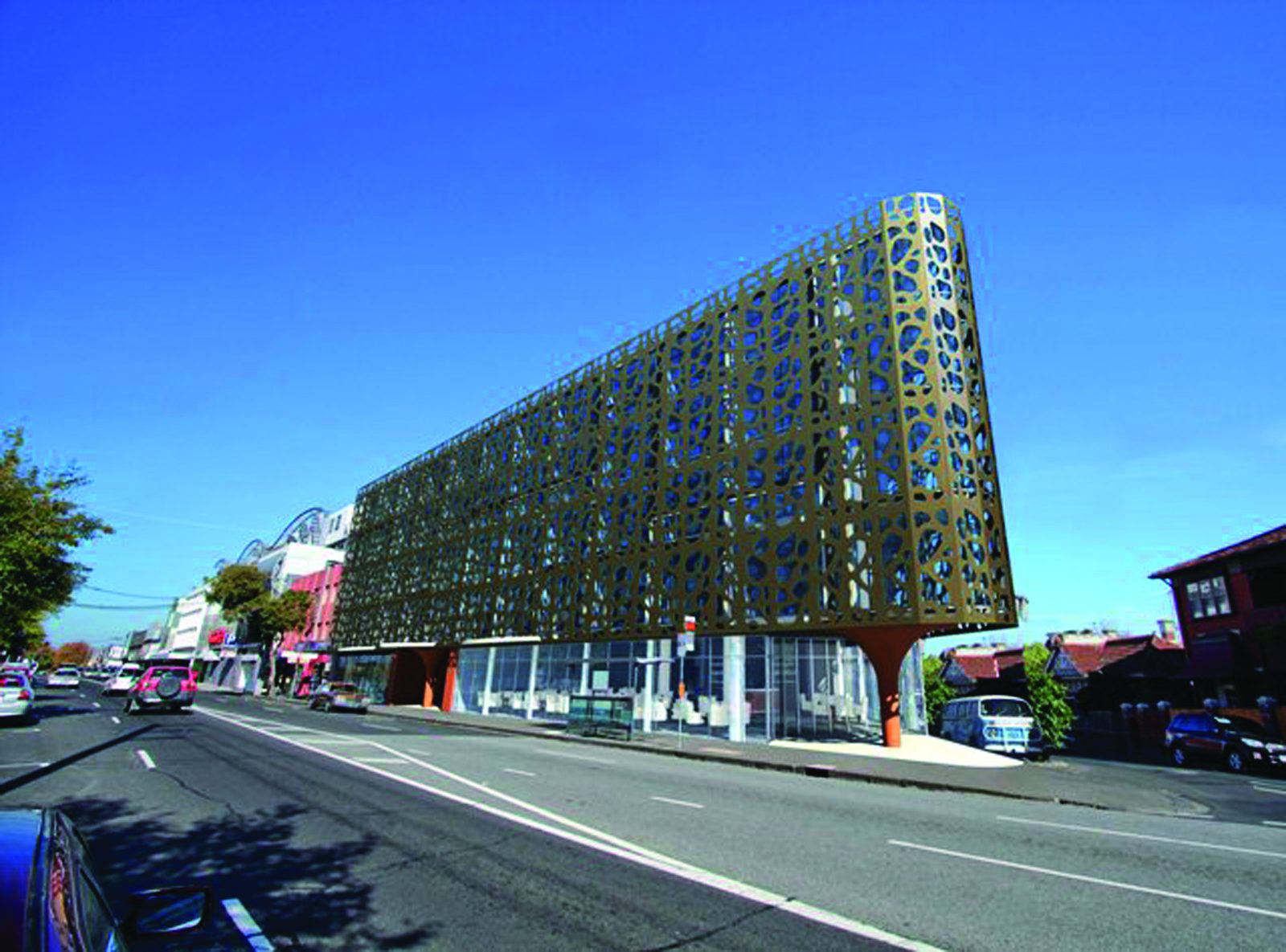 WRAP Residences, Southbank, VIC — exterior perspectives exterior street view perspective
